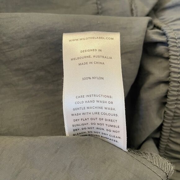 NWT WILO The Label Parachute Fly Cargo Pant Gunmetal - Size: Medium - Picture 8 of 8